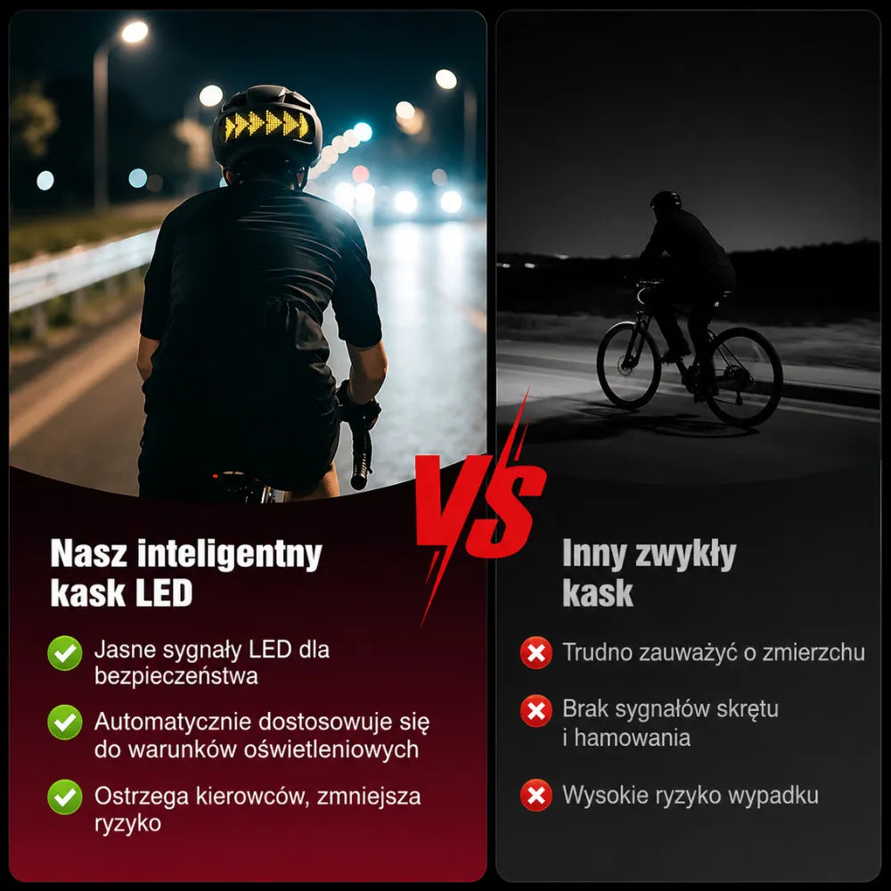 APEX | Inteligentny Kask z Panelem LED i Aplikacją