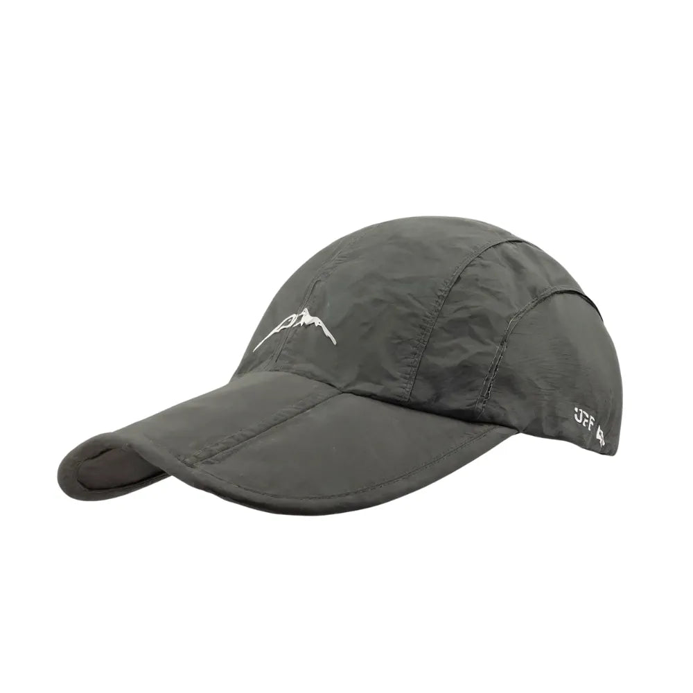 Adjustable sports cap for jogging and hiking