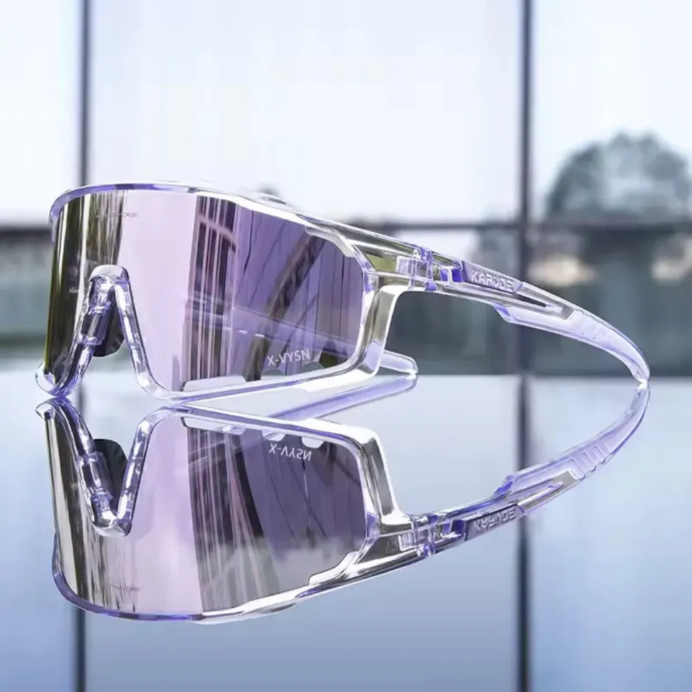 Multi-sport eyewear for cycling, running, and skiing