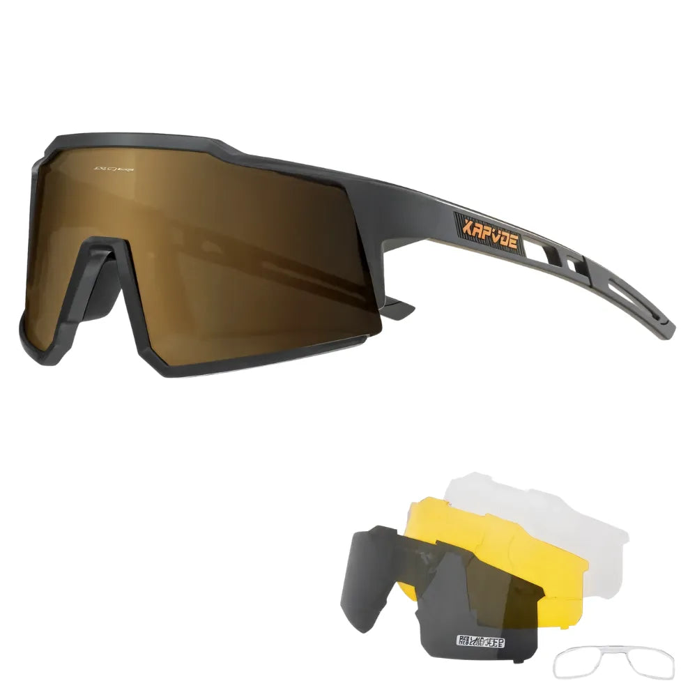 Lightweight polarized sport eyewear for men and women