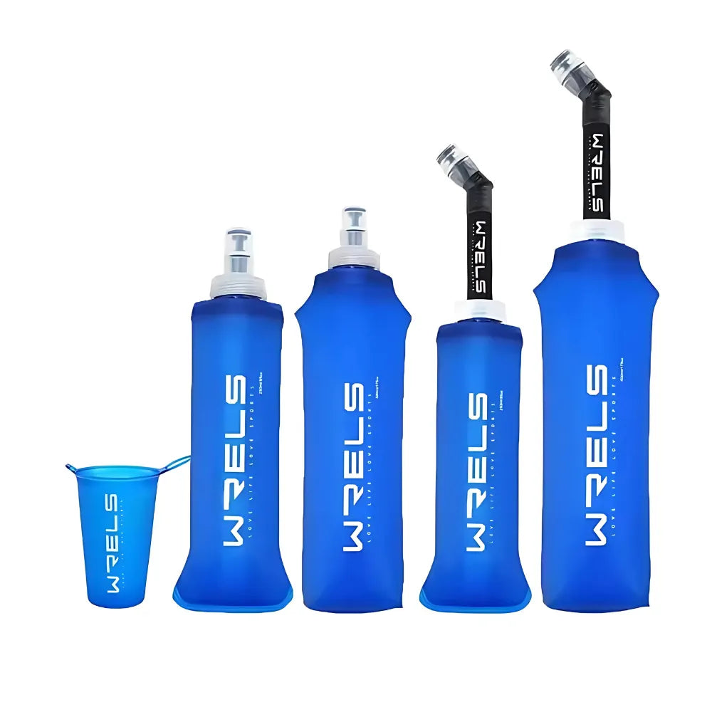 Folding soft flask for outdoor sports