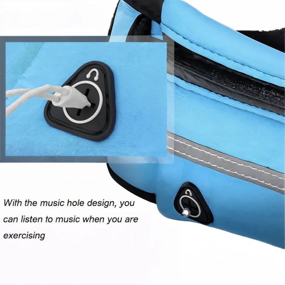 Lightweight waist pack for runners