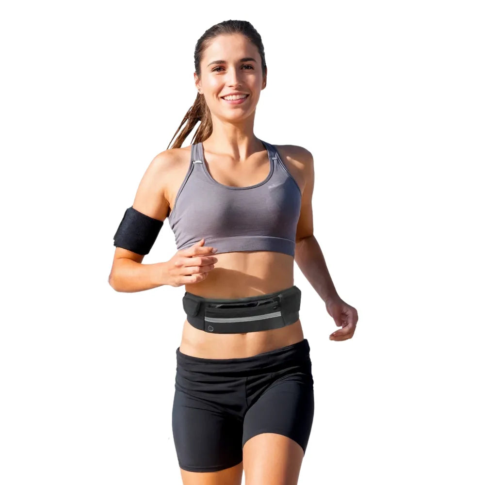 Running belt with waterproof design