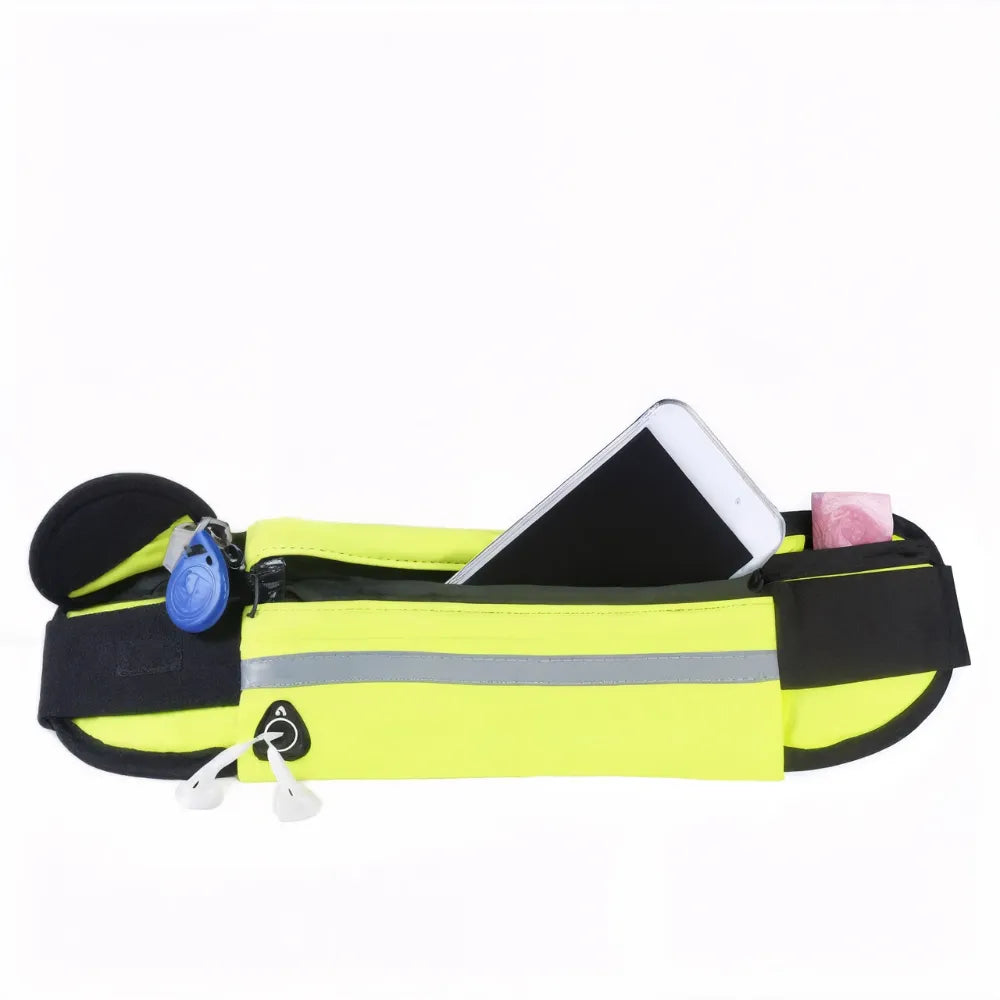 Reflective running belt for night safety