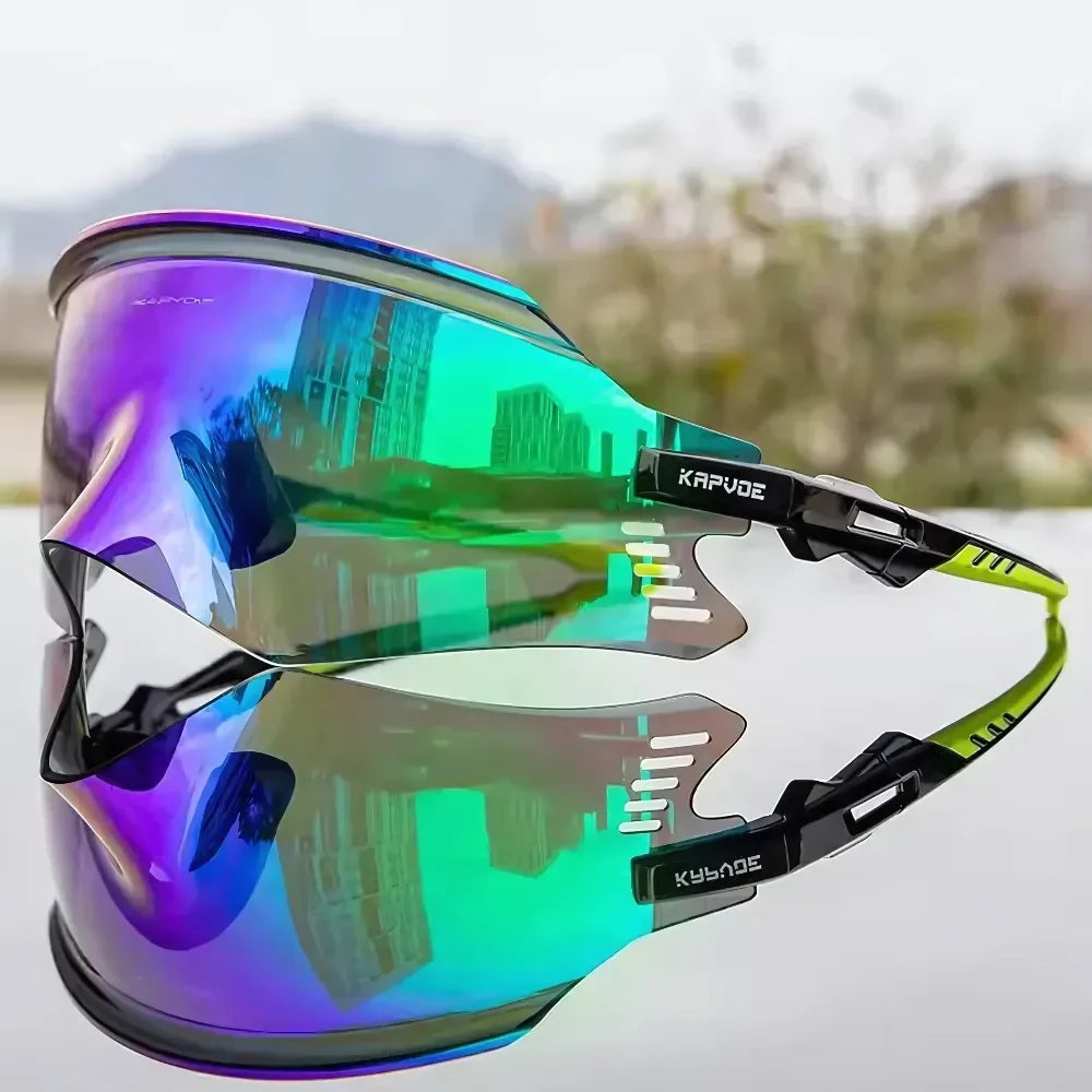 Mountain biking goggles with UV protection