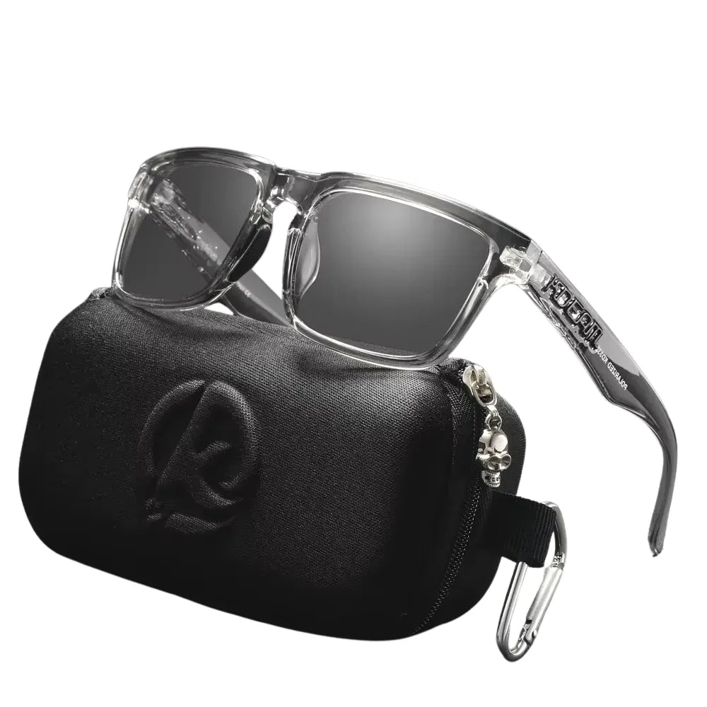 Polarized sunglasses with UV400 photochromic lenses