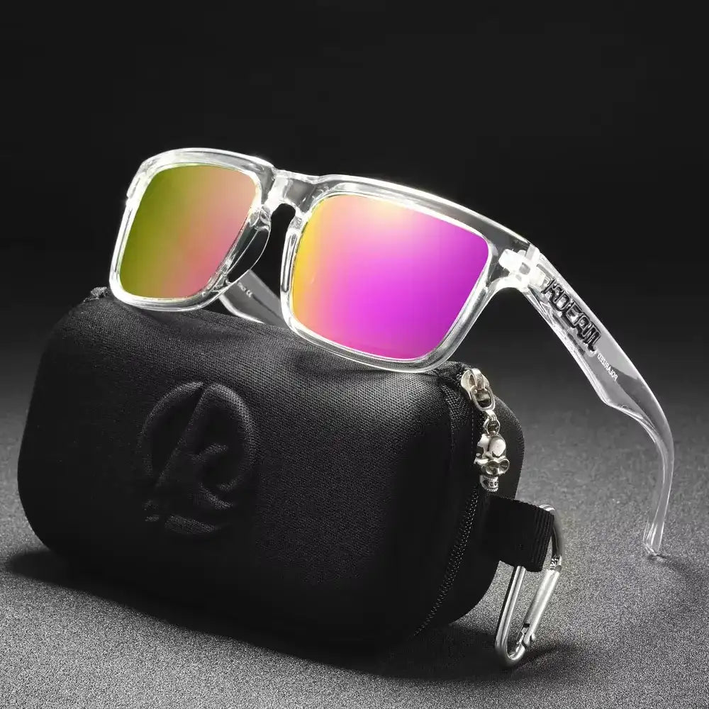 Stylish UV400 square frame sunglasses for daily use