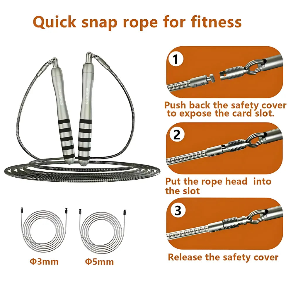 Fast skipping rope for Crossfit training