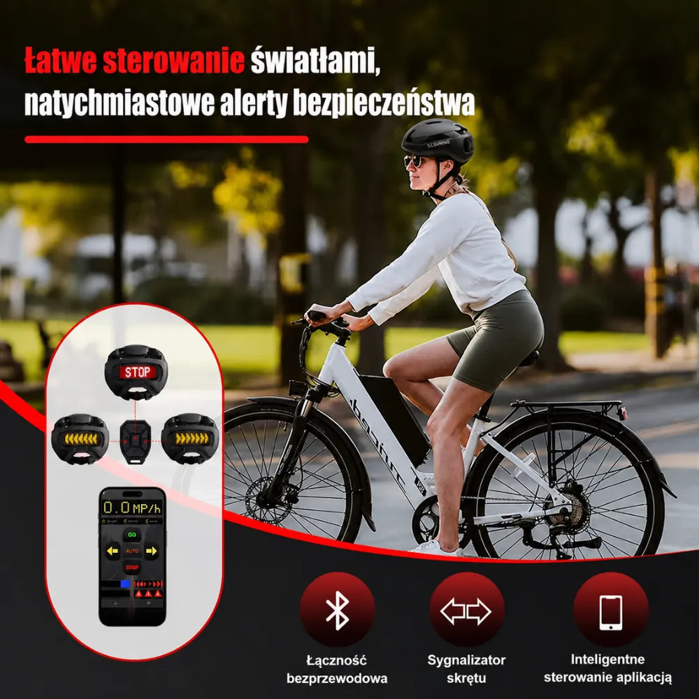APEX | Inteligentny Kask z Panelem LED i Aplikacją