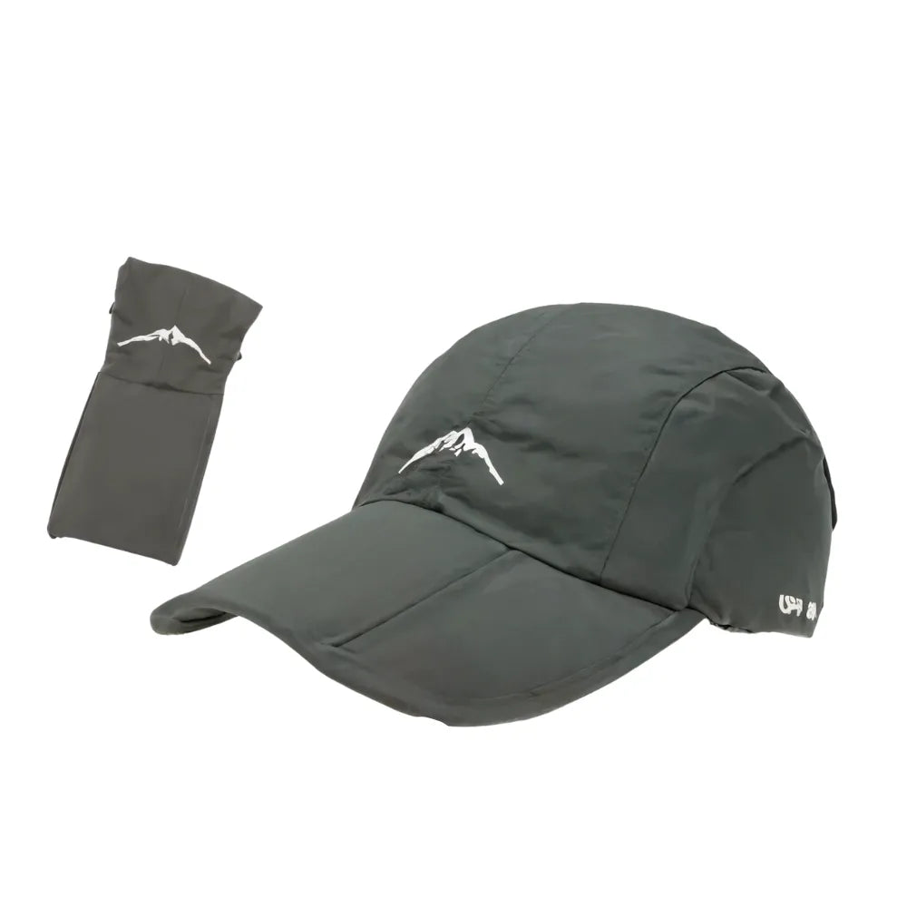 Foldable waterproof cycling cap for sun protection