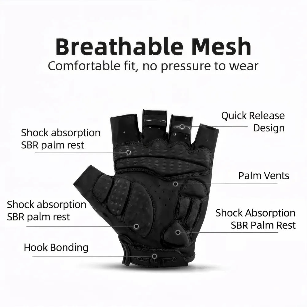 Shockproof MTB gloves for mountain biking