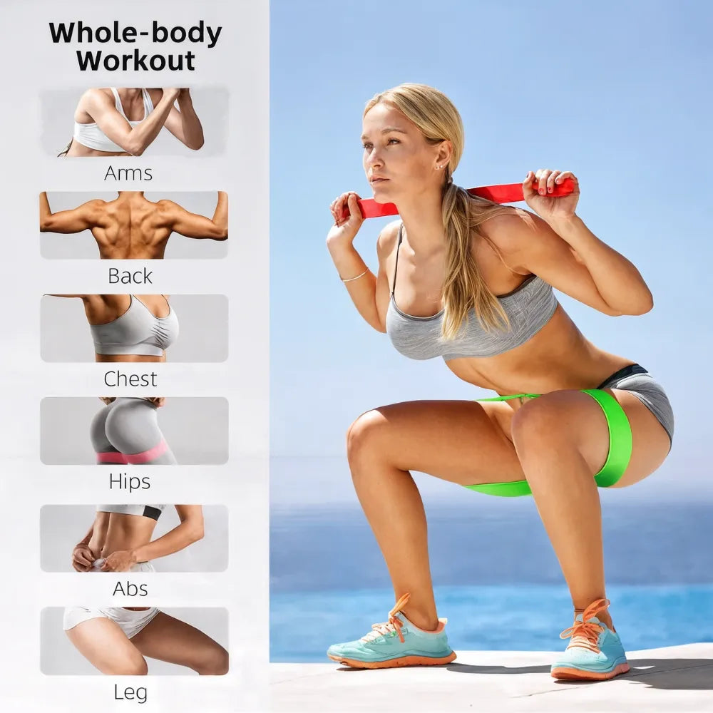 Durable stretch band for strength building