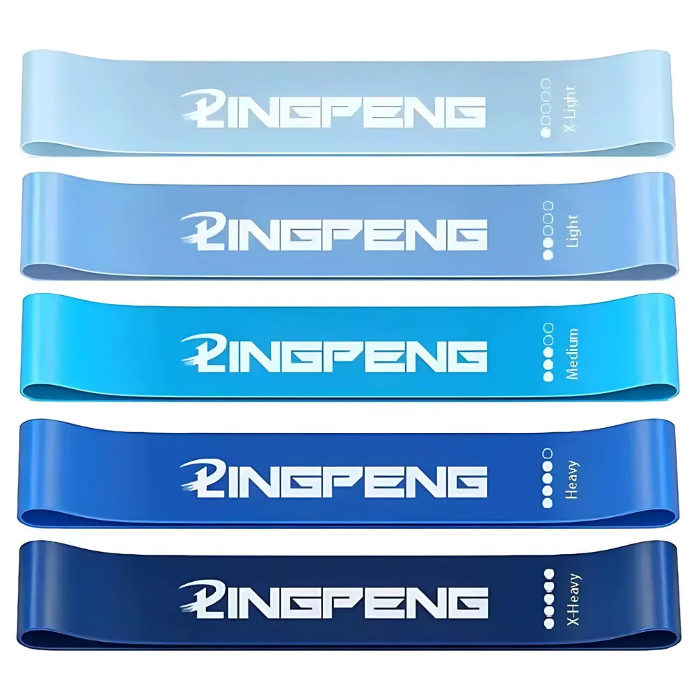 Adjustable fitness band for muscle toning