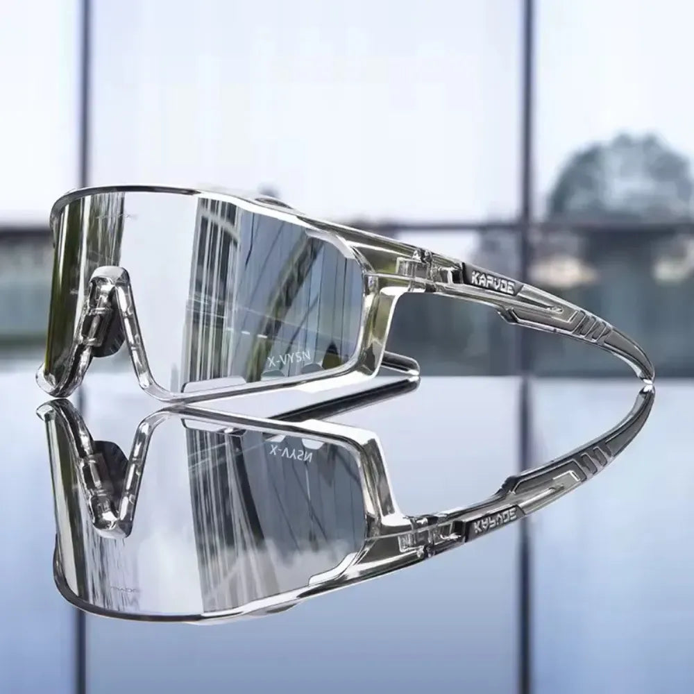 Performance bike sunglasses with full UV defense