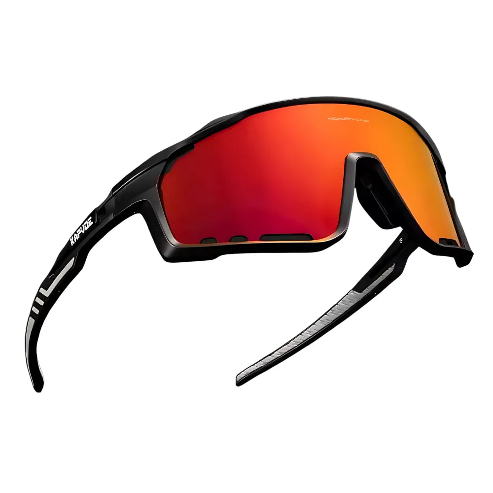 Outdoor adventure sunglasses with ergonomic design