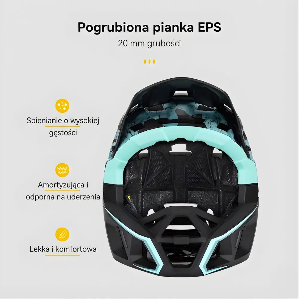 PREDATOR | Kask Full Face MTB do Downhillu