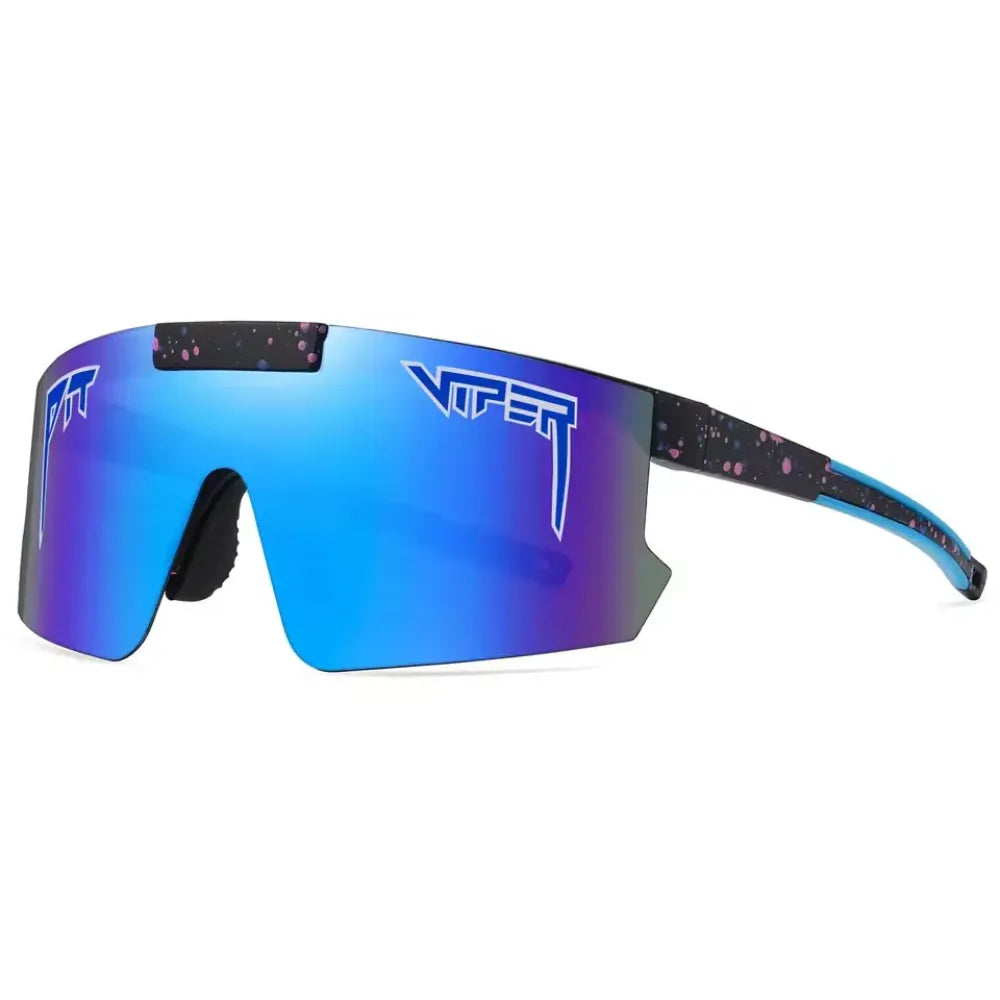 Flip-up polarized sports sunglasses for outdoor use