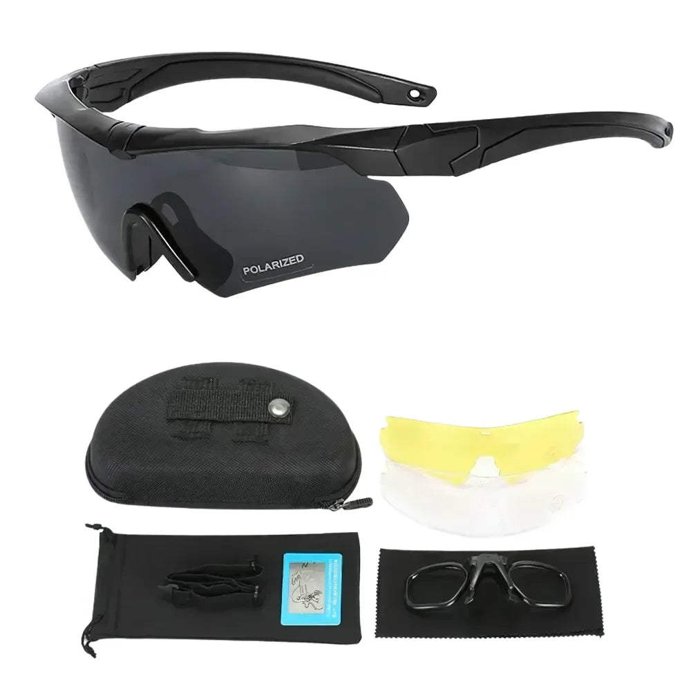 Motocross goggles with 3 lens options for clear vision