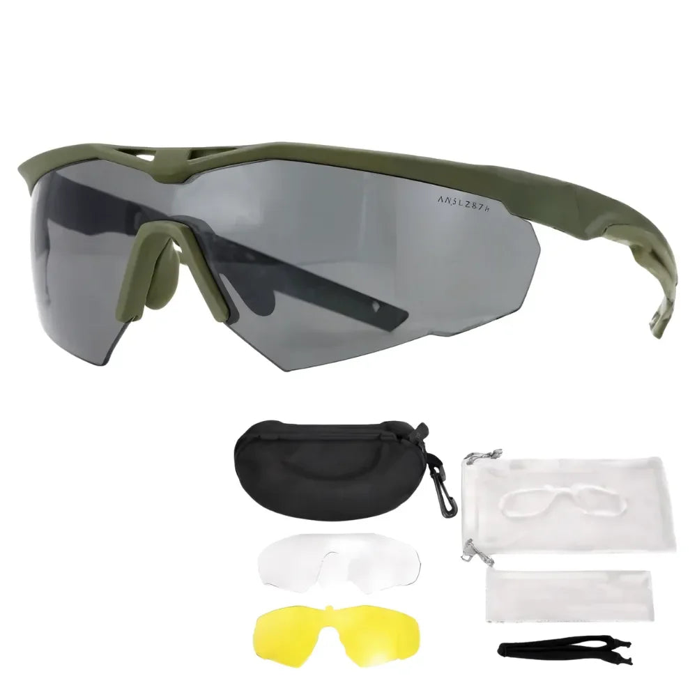 Durable military tactical goggles with UV protection