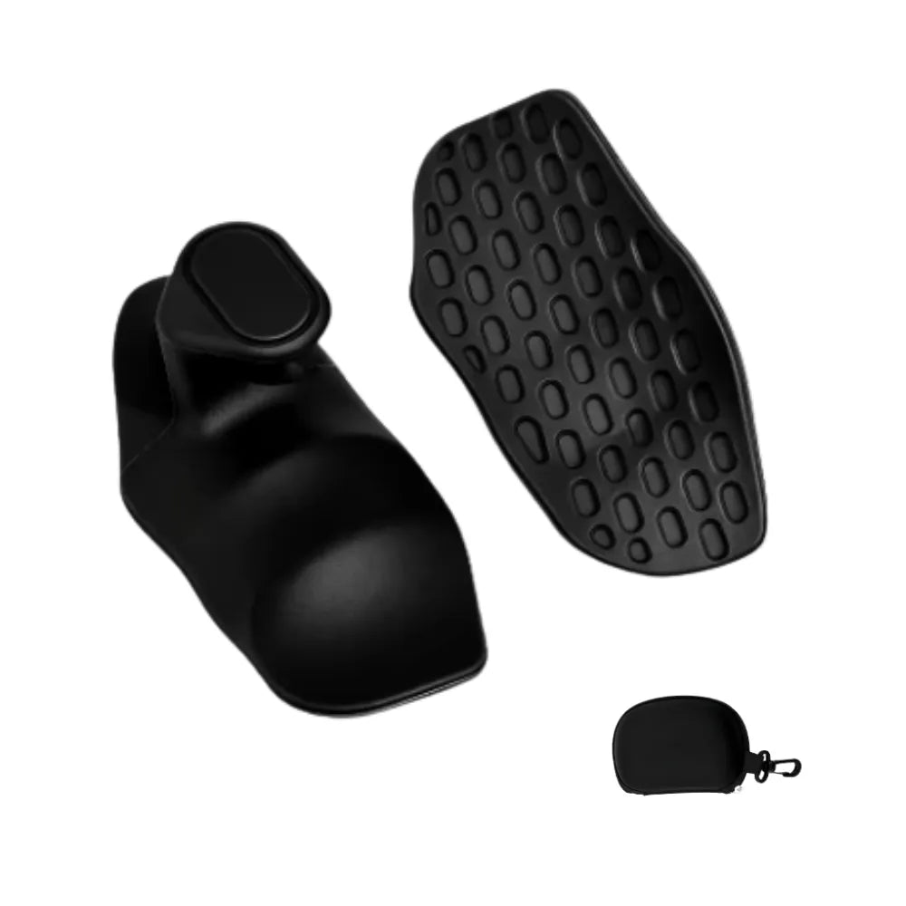 Top view of STRY VEX FULLGRIP in black on a white background front and back visible with included free STRY bag, highlighting premium design and complete training set.
